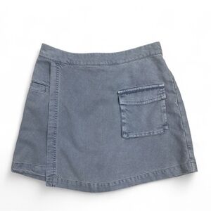 YFB Utility light blue cotton blend Denim Mini Skort size Medium